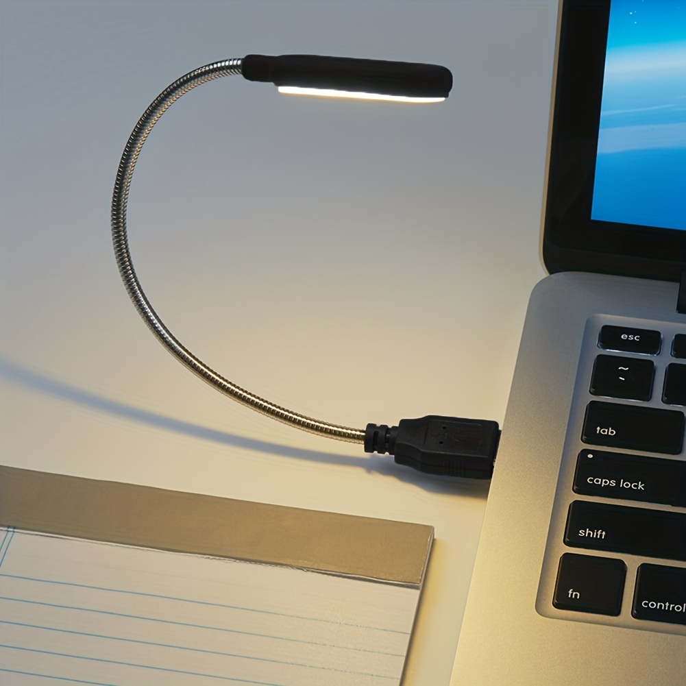 12 Pcs Lampe Flexible Pliable LED USB Mini Lampe de Lecture pour PC  Ordinateur