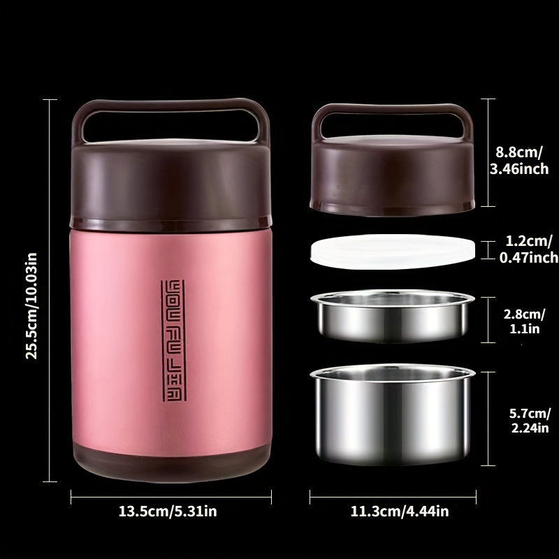 Stainless Steel Insulated Food Jar Double walled Thermal - Temu