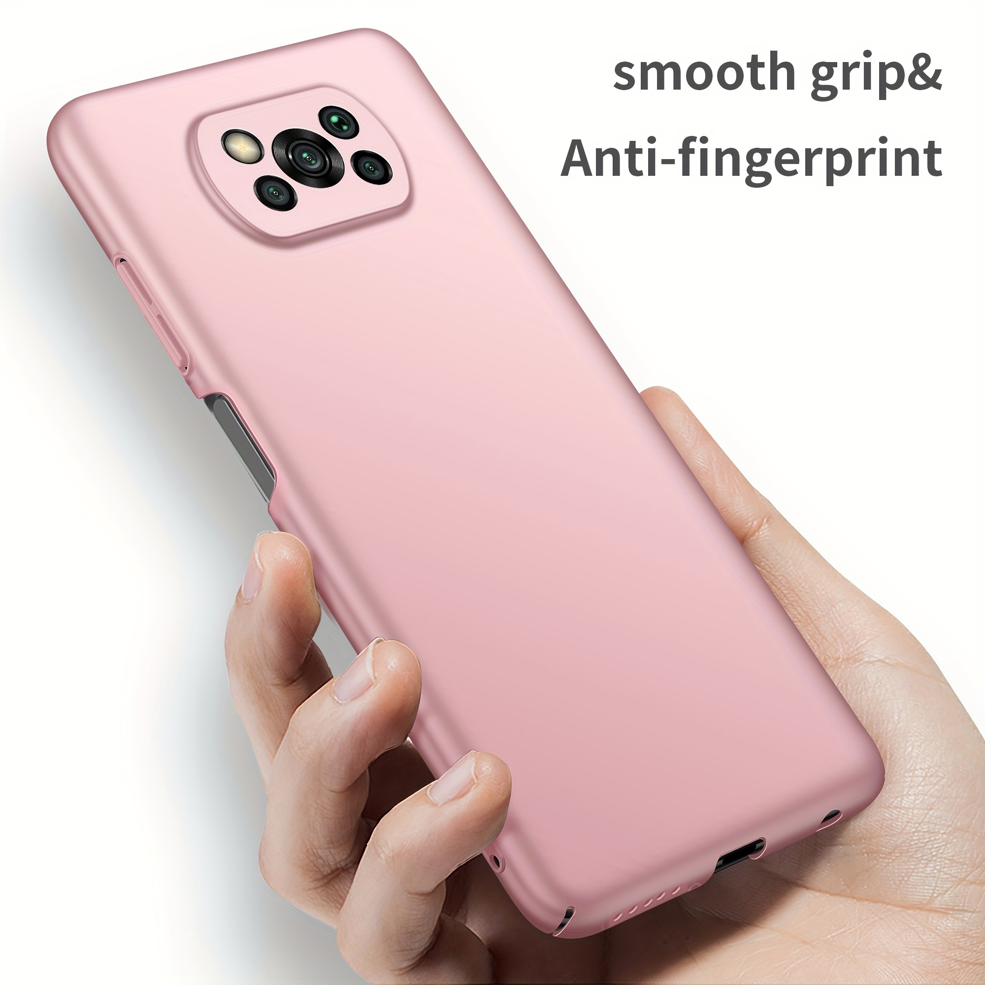 TUDIA for Xiaomi Poco X3 Pro Case/Poco X3 NFC Phone Case, [MergeGrip] Dual  Layer Slim Tough Non-Slip Heavy Duty Case Cover (Rose Gold)