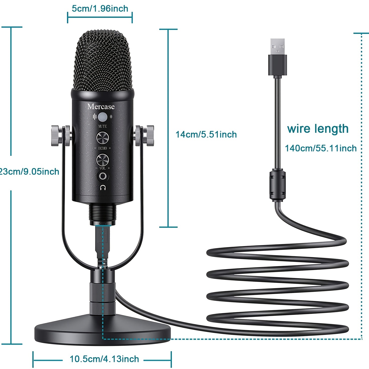 Microphone USB professionnel 192KHZ/24Bit Plug And Play PC - Temu Belgium