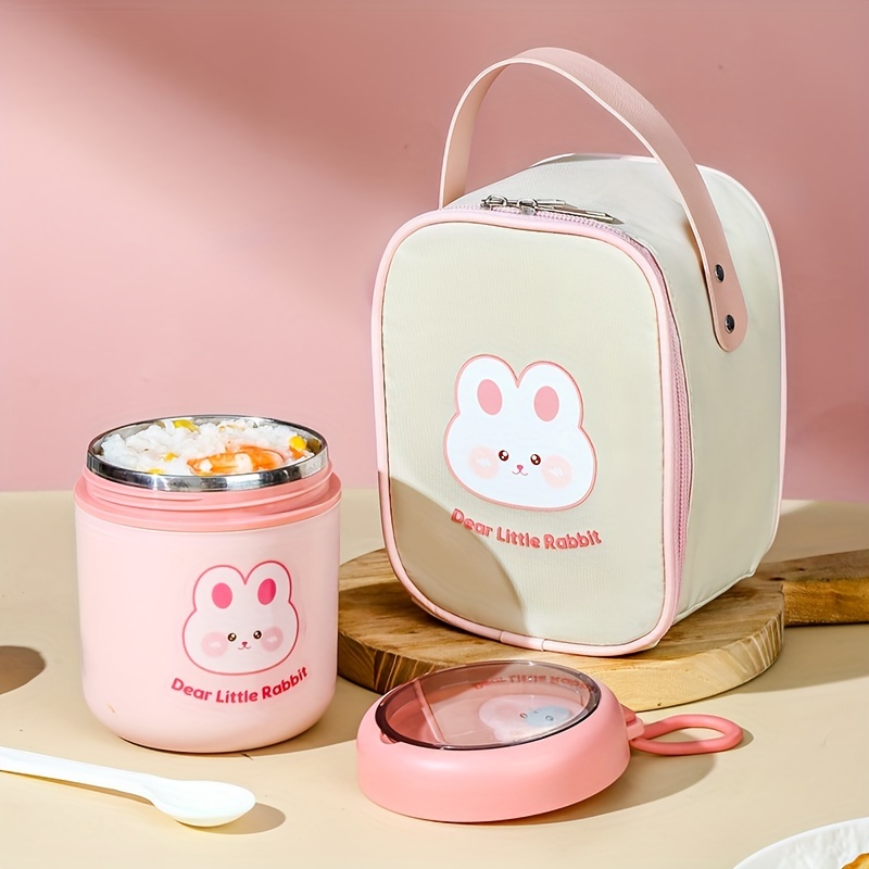 1pc Stainless Steel Vacuum Thermal Lunch Box, Insulated Lunch Box Food  Warmer Soup Cup Container Bento Lunch Box for Kids