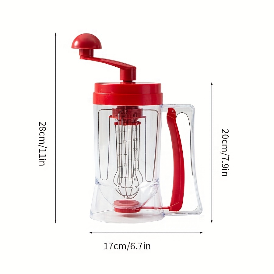 EOTVIA Hand-held Manual Pancake Cupcake Batter Mixer Dispenser Blender  Machine Baking Tool, Baking Tool,Batter Mixer 