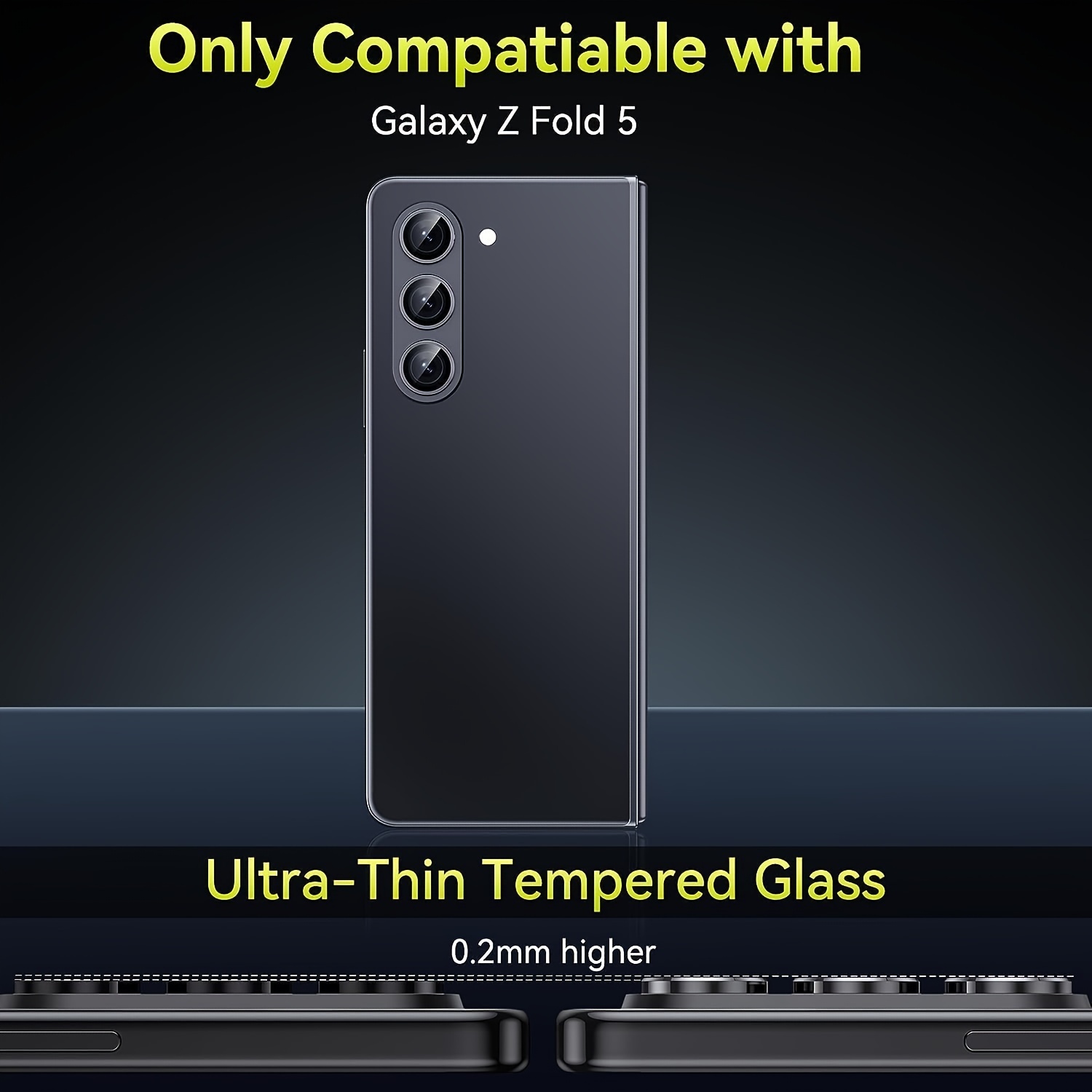 Protecteur d'objectif en verre trempé 0.2mm (2 pièces) Samsung