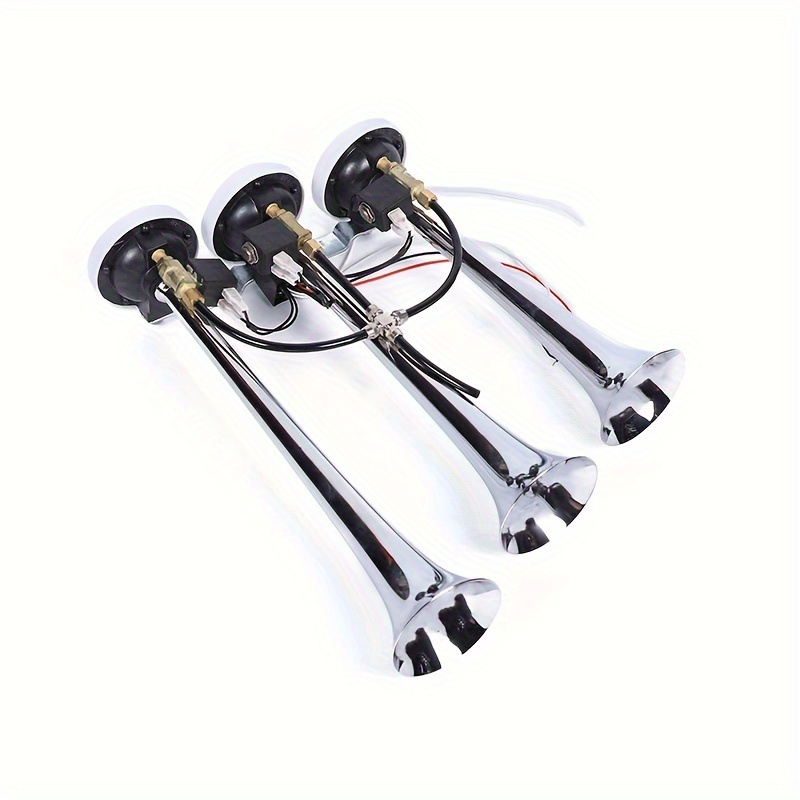 hot sale 12v/24v 6 pipes music air horn electric truck horn 8 melody sound  air horn
