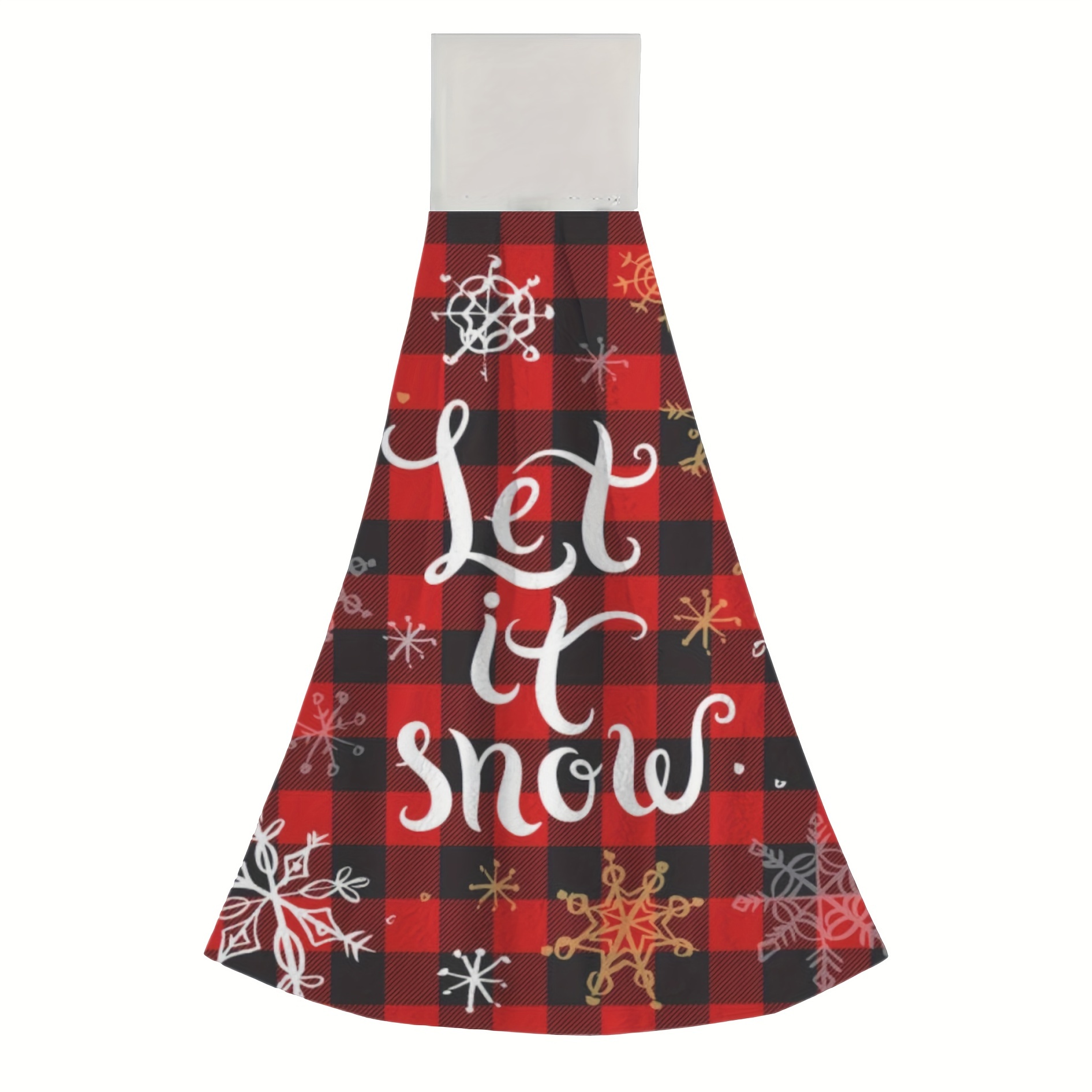 Cute Christmas Pattern Fingertip Towel Hanging Towel For - Temu