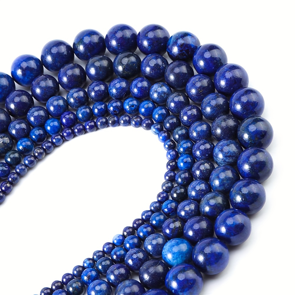 

1 Strand Natural Stone Beads Lapis Lazuli Round Loose Stone Beads For Jewelry Making Diy Bracelet Accessories