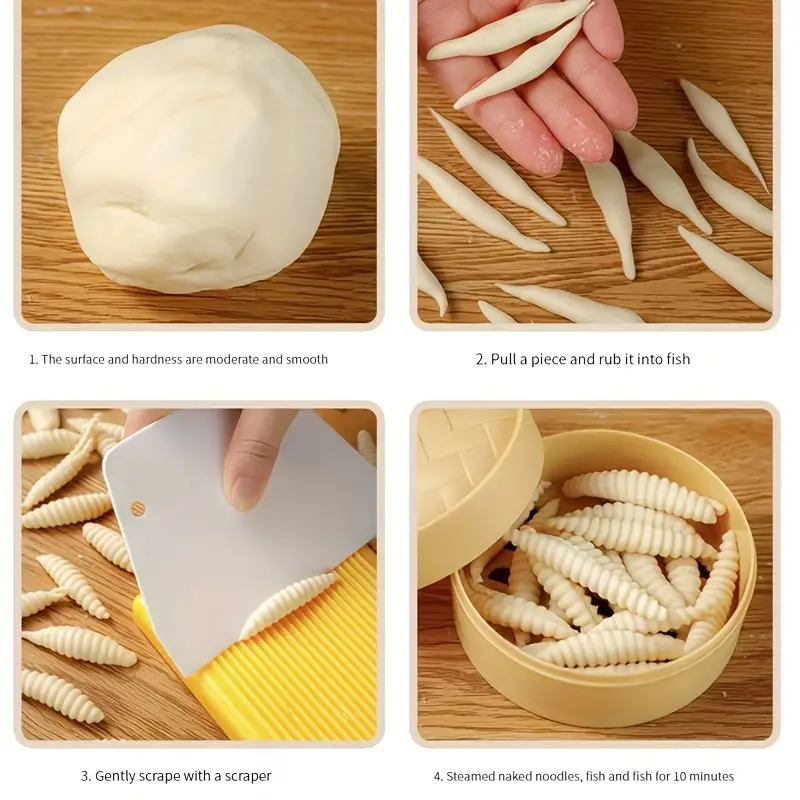 Gnocchi Board Kit: Plastic Pasta Shaper Tools For Garganelli, Cavatelli,  Tortellini, Cavarola & More - Baking & Kitchen Accessories - Temu Sweden