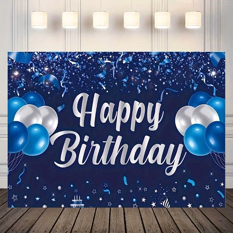 1pc Pancarta Feliz Cumpleaños (43.3x70.8in) Decoraciones - Temu Spain