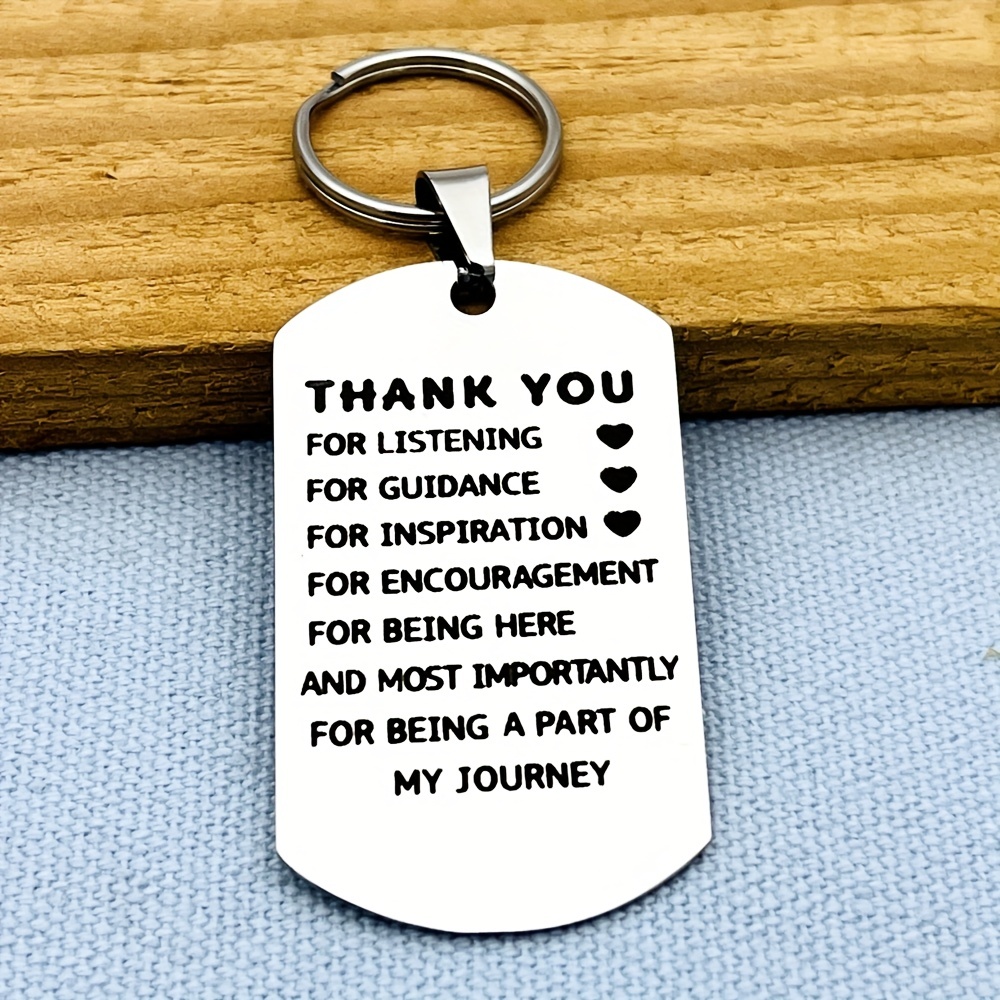 VALICLUD 8 Pcs Key Chain Keychain for Keys Graduate Gifts Graduation Party  Favors Supplies Thank You Gift Keychain Thank You Keychain Key Ring Durable