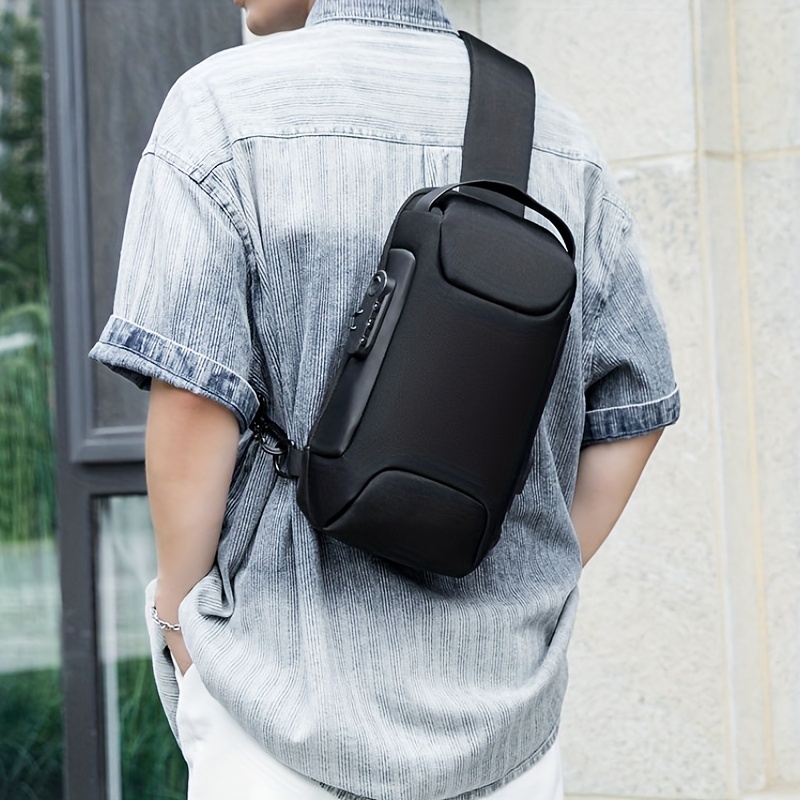 Men's Casual Multifunctional Crossbody Bag Large Capacity Tools Storage Bag  Shoulder Bag Travel Bag - Temu
