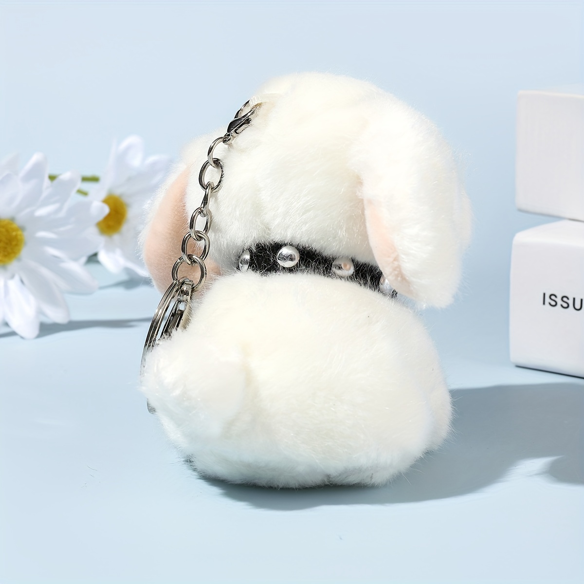 Pet Key Bichon Chains Holder Purse For Women Simulation Dog Keychain Car  Keyring Bag Pendant Jewelry Fine Gifts