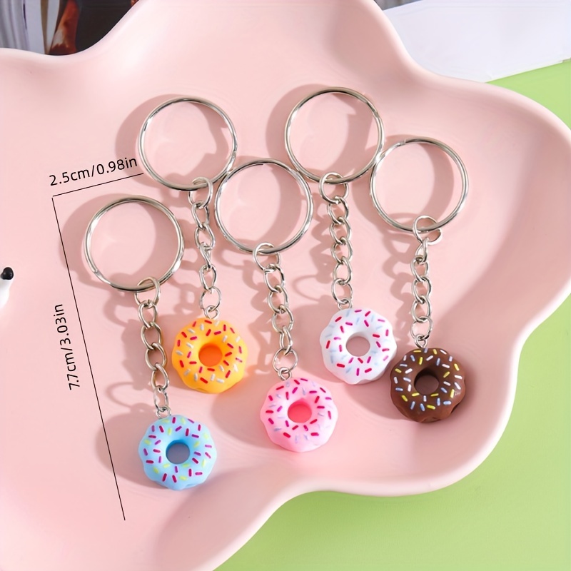 Keychain Cute Resin Key Chain Ring Bag Backpack - Temu