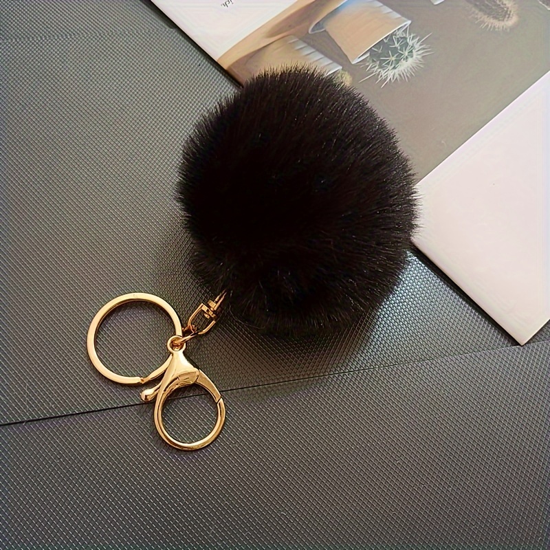 Imitation Fur Ball Pompom Pendants For Women Hat Fur - Temu