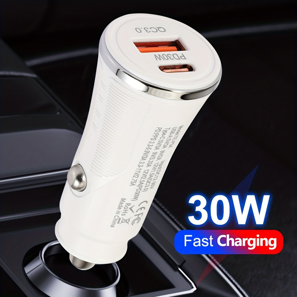 Usb Car Charger Fast Charging Phone Charger Usb Type c Pd - Temu