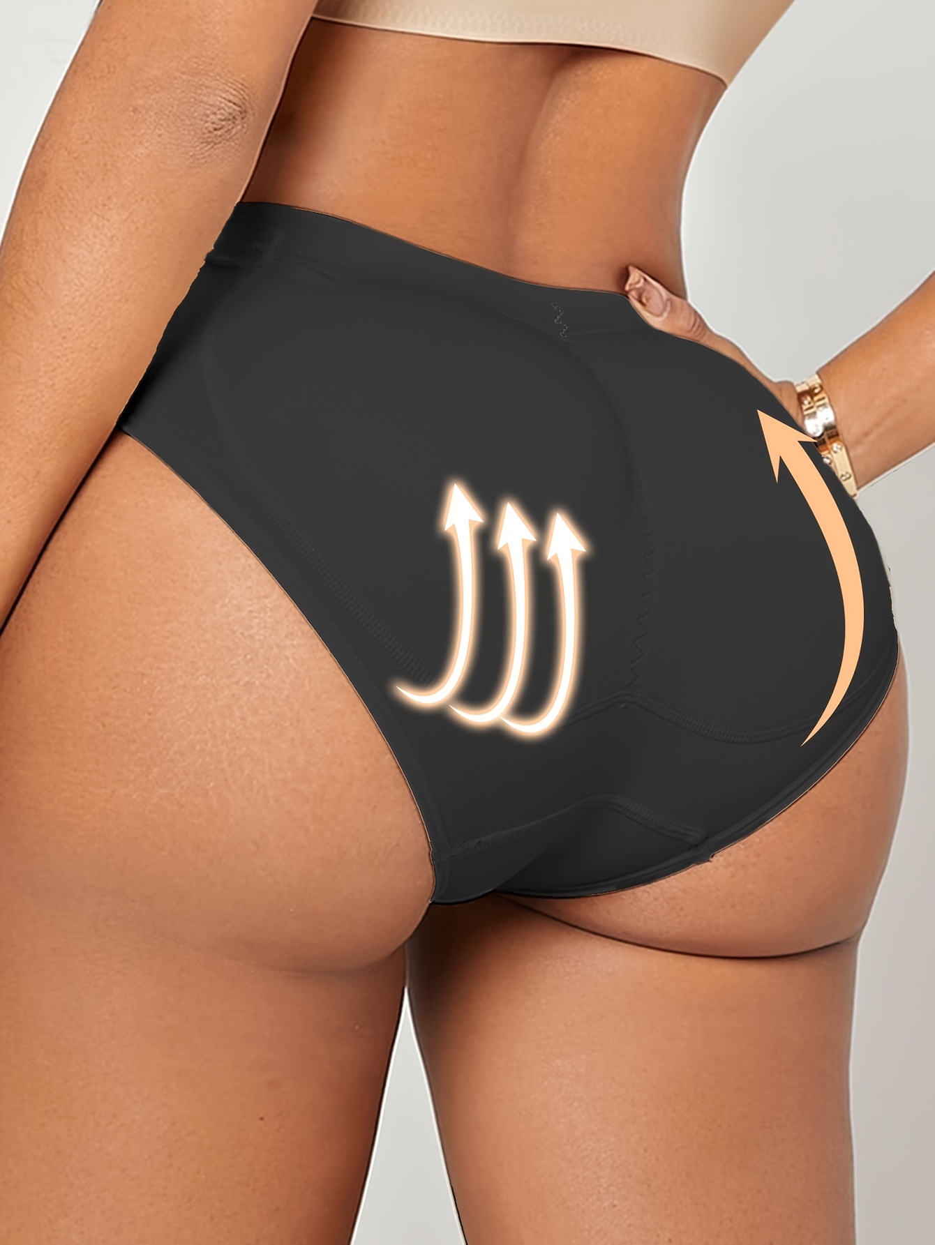 Womens Butt Lifting Padded Panties Butt Lift Shaperwear Booty