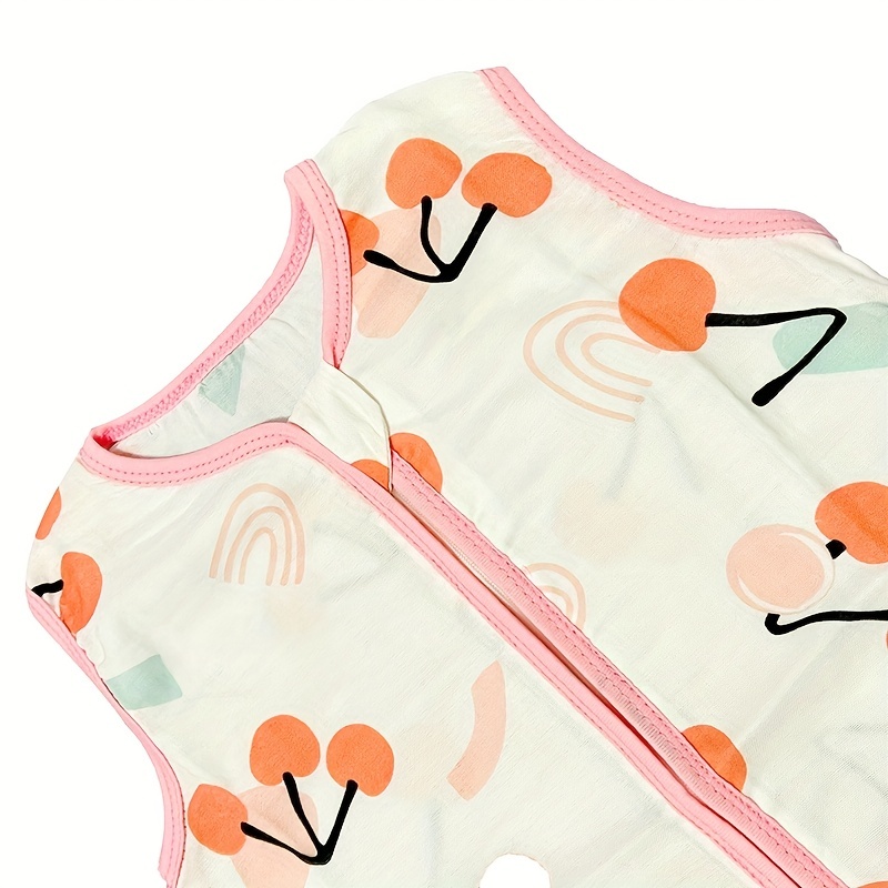 Cozy Forest Animal Print Baby Sleeping Bag, Soft & Breathable