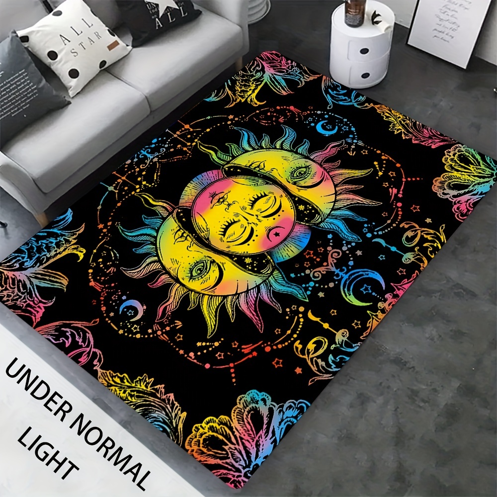 Large 3D Gaming Area Rug Machine Washable Living Room Gamepad Carpet Bedroom