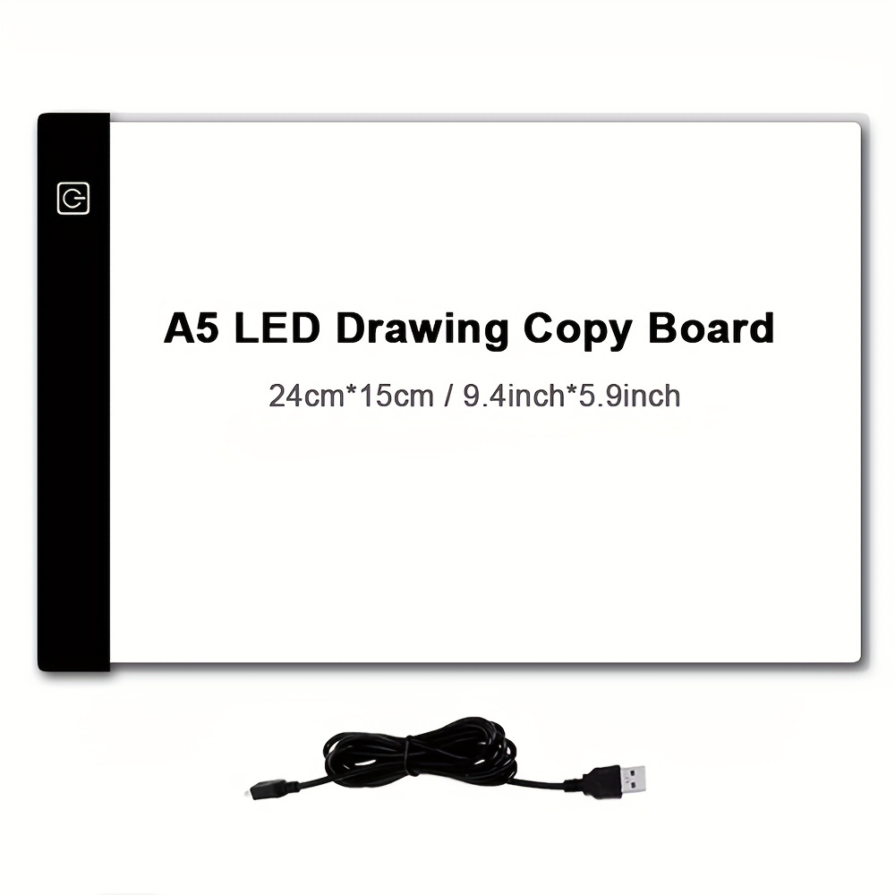 A5 Led Drawing Copy Board Kids Toy To Draw 3 Level Dimmable - Temu