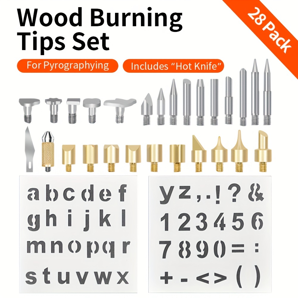 Electric Wood Burning Tool Kit 37PCS Craft Set Soldering