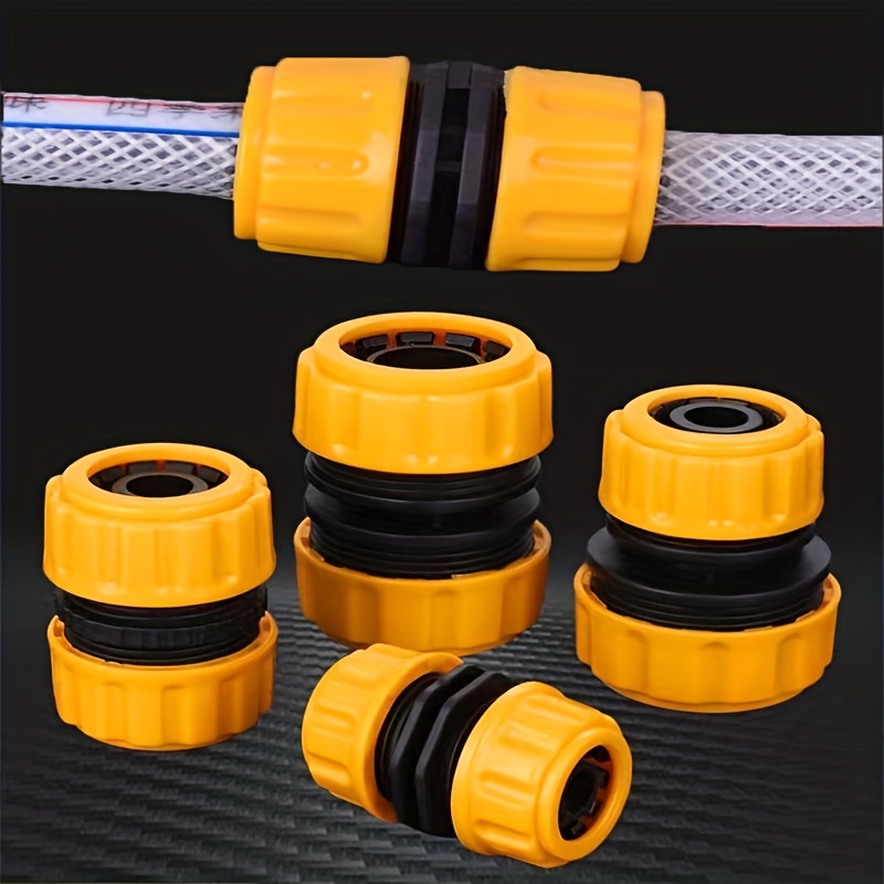 Ouneed Garden Hose Quick Connect Plastic Fitting Water Hose Connectors 3/4  inch 1Set