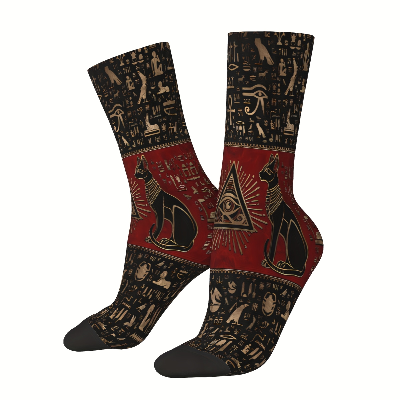 Calcetines de algodon egipcio Rojo - Calcetines de hombre