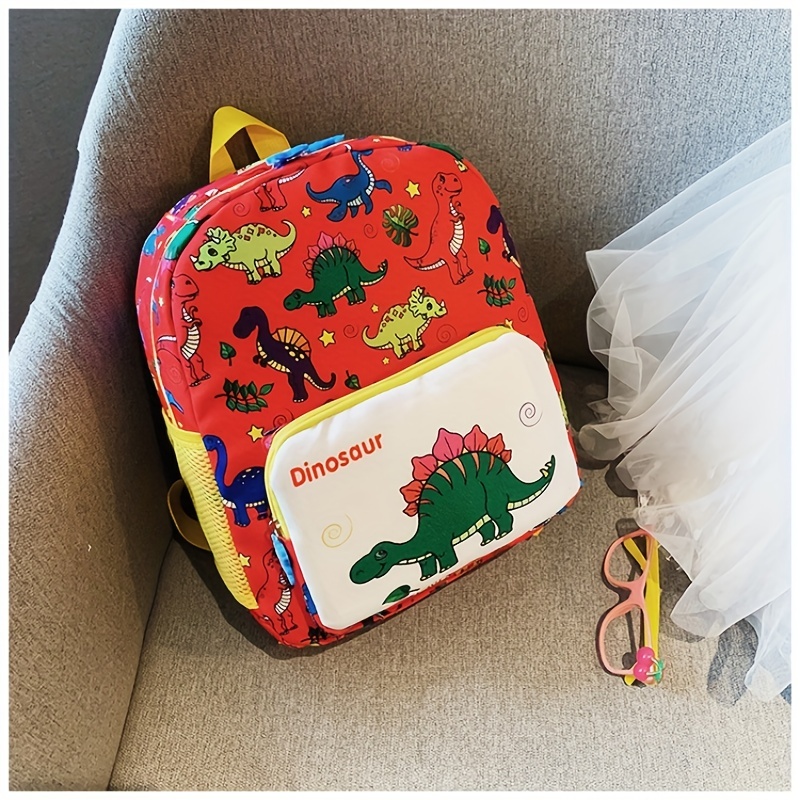 Unicorn Dinosaur Print Backpack for Kids
