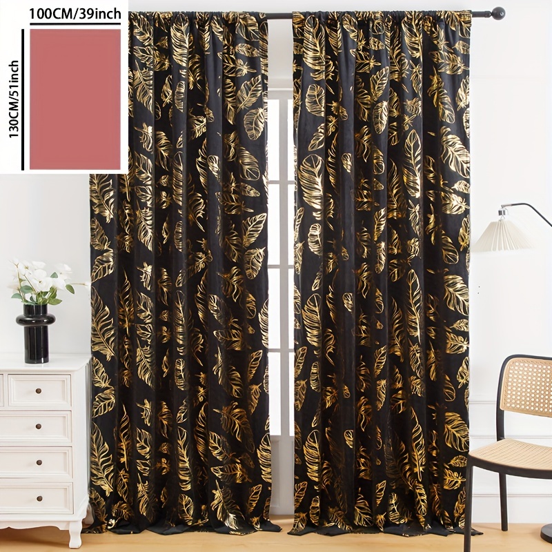 Dark Green Velvet Curtains Solid Velvet Curtains Insulation - Temu