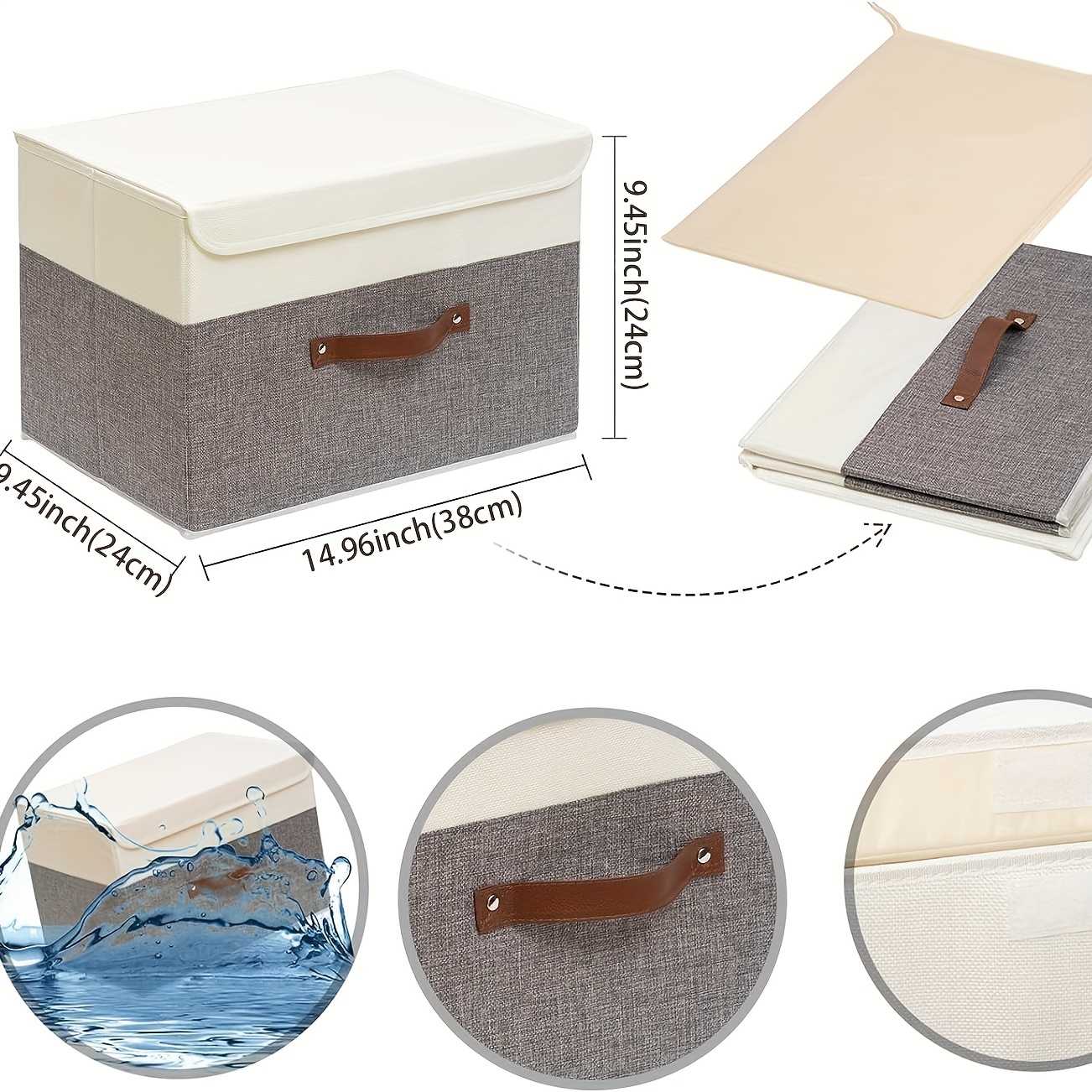 Pp Pants Storage Box Clothes Storage Artifact Storage Box - Temu