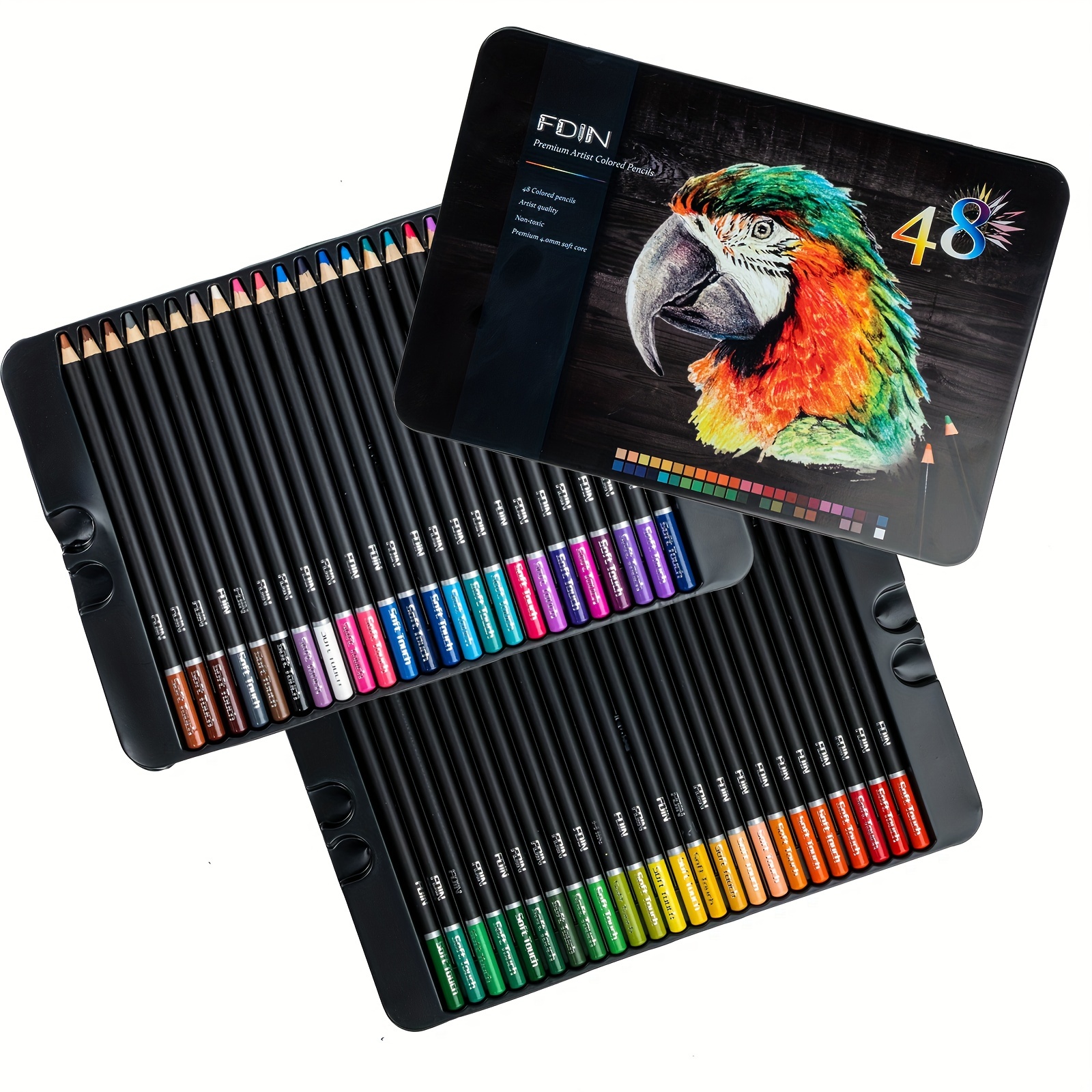 Best Gift 182 Pieces Color Pencil and Sketch Pencils Set for