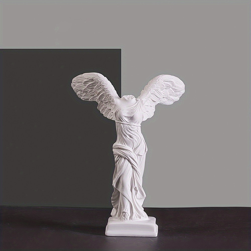 

1pc Victory Goddess Figure Sculpture Resin Crafts Home Study Model Room Decoration Ornaments
