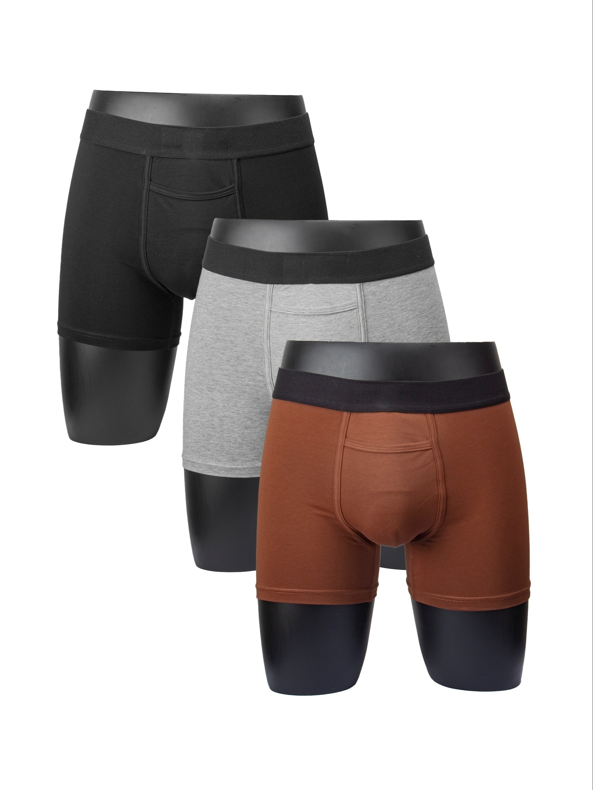 Men Underwear Briefs Panties Underpants Boxers Shorts Open Front Solid  Stretchy