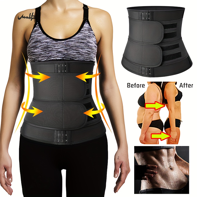 Breathable Waist Tummy Girdle Belt Sport Body Shaper Trainer - Temu Canada
