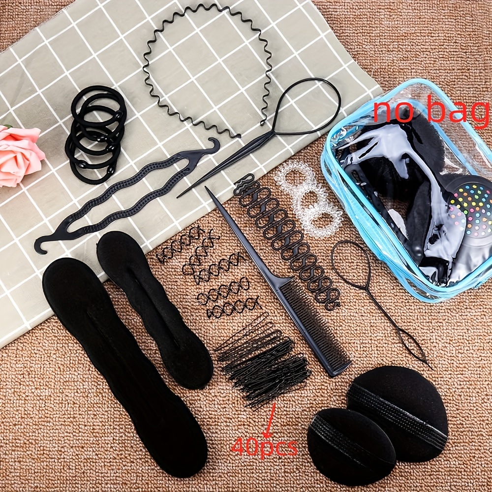 TCOTBE Hair Styling Set Hair Design Styling Tools DIY Hair Hairdresser Kit  Hair Braiding Tools Magic Simple Fast Hairstyle Maker Tools Hair Modelling