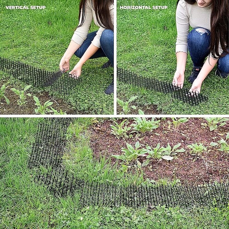 12pcs Pet Deterrent Mat for Cats - Keep Furniture Safe with Scat Mat Spikes
