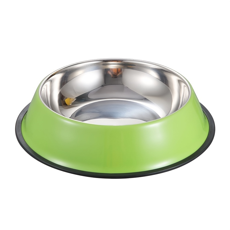 Cartoon Dog Print Dog Bowl Stainless Steel Dog Food And - Temu