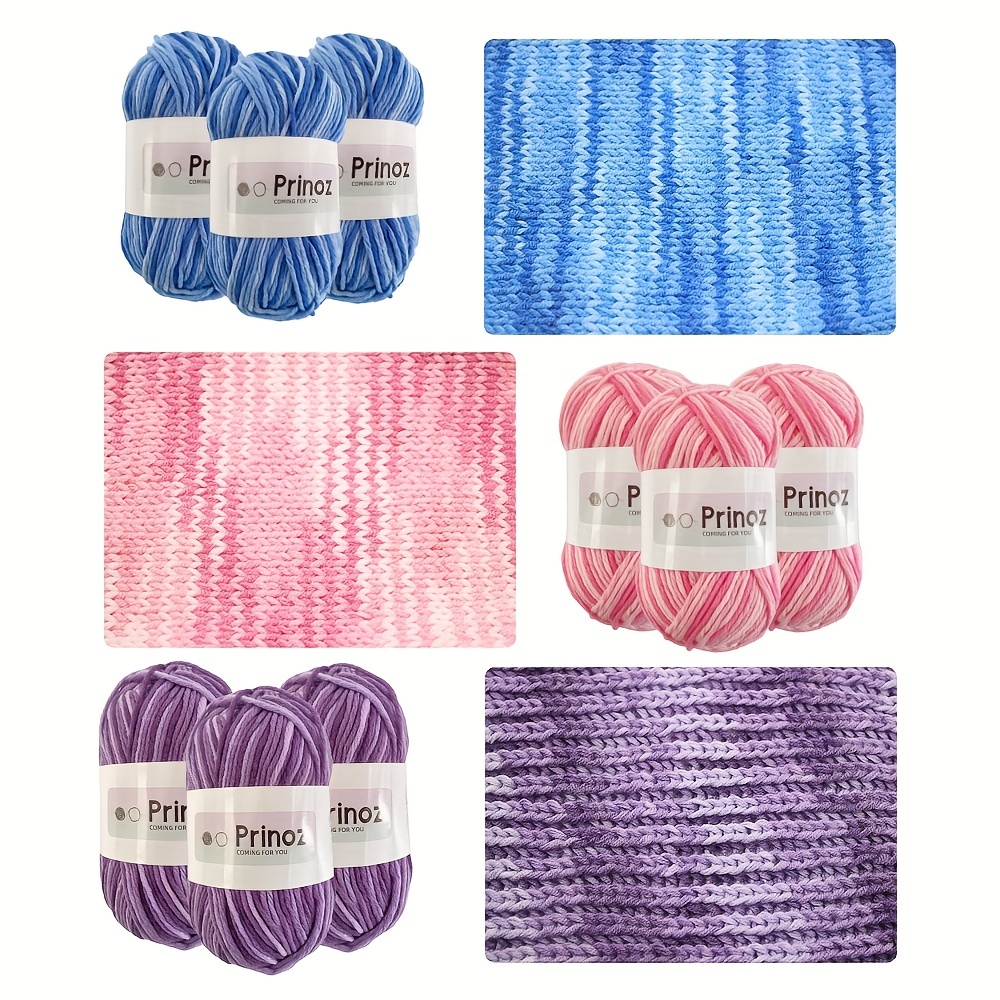 Knitting Yarn 5 strand Fancy Dyed Yarn For Diy Knitting And - Temu