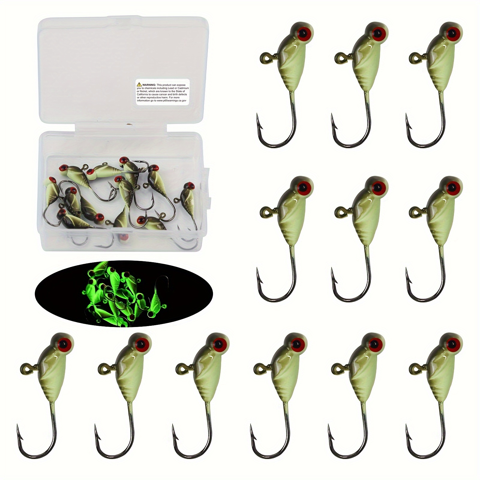Pack of 1 Soft Lure Bait Fishing Tackle Perch Jig : : Sports