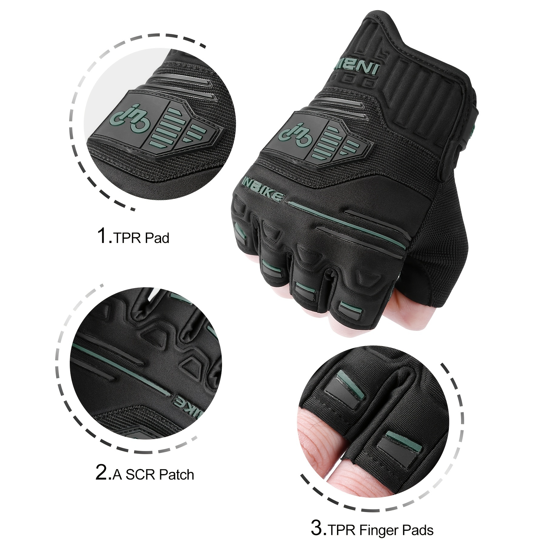 INBIKE Shock Resistant Cycling Gloves