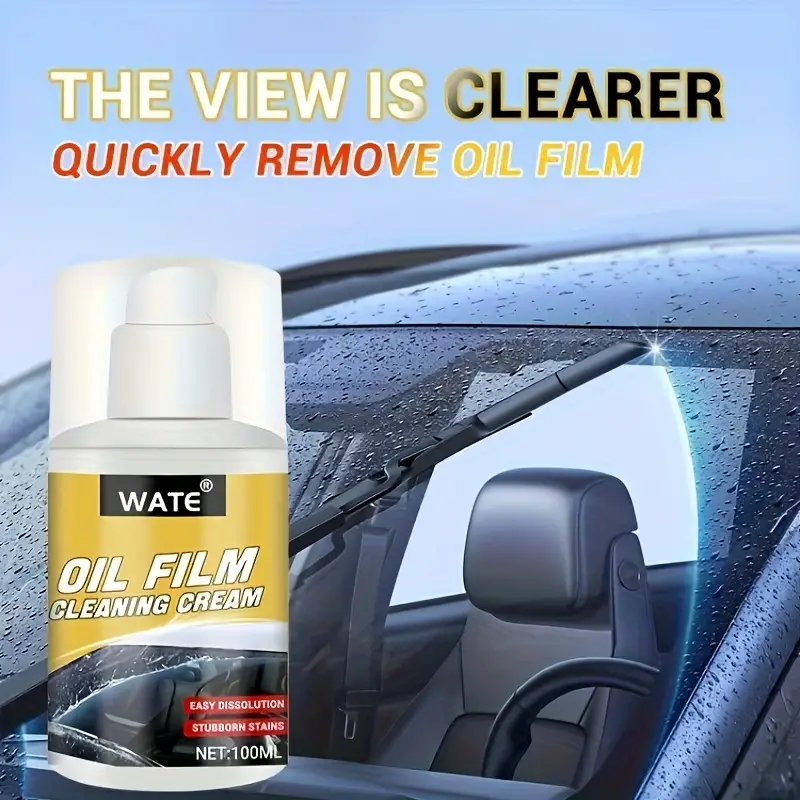 Oil Removal Film Cleaner Cream Car Front Windshield Oil Film - Temu