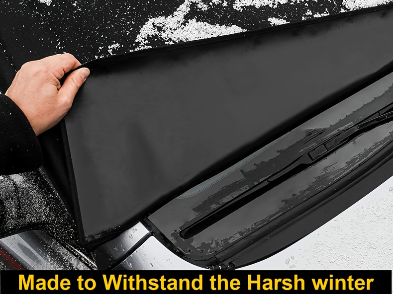 600d Oxford Cloth Car Snow Shield Pvc Thermal Windshield Ice - Temu Germany