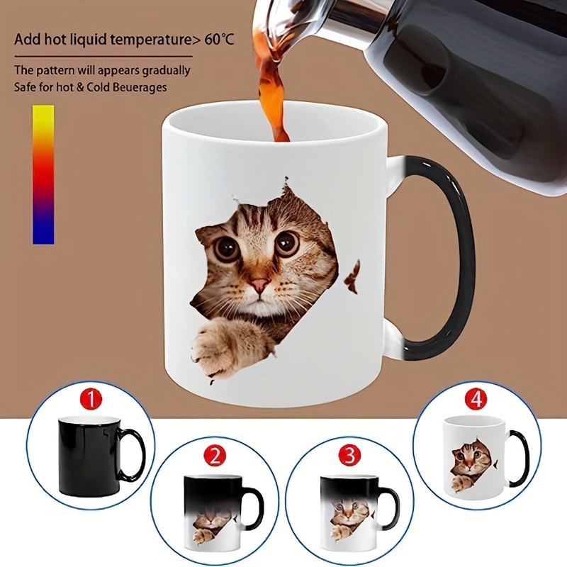 Heat Sensitive Color Changing Coffee Mug