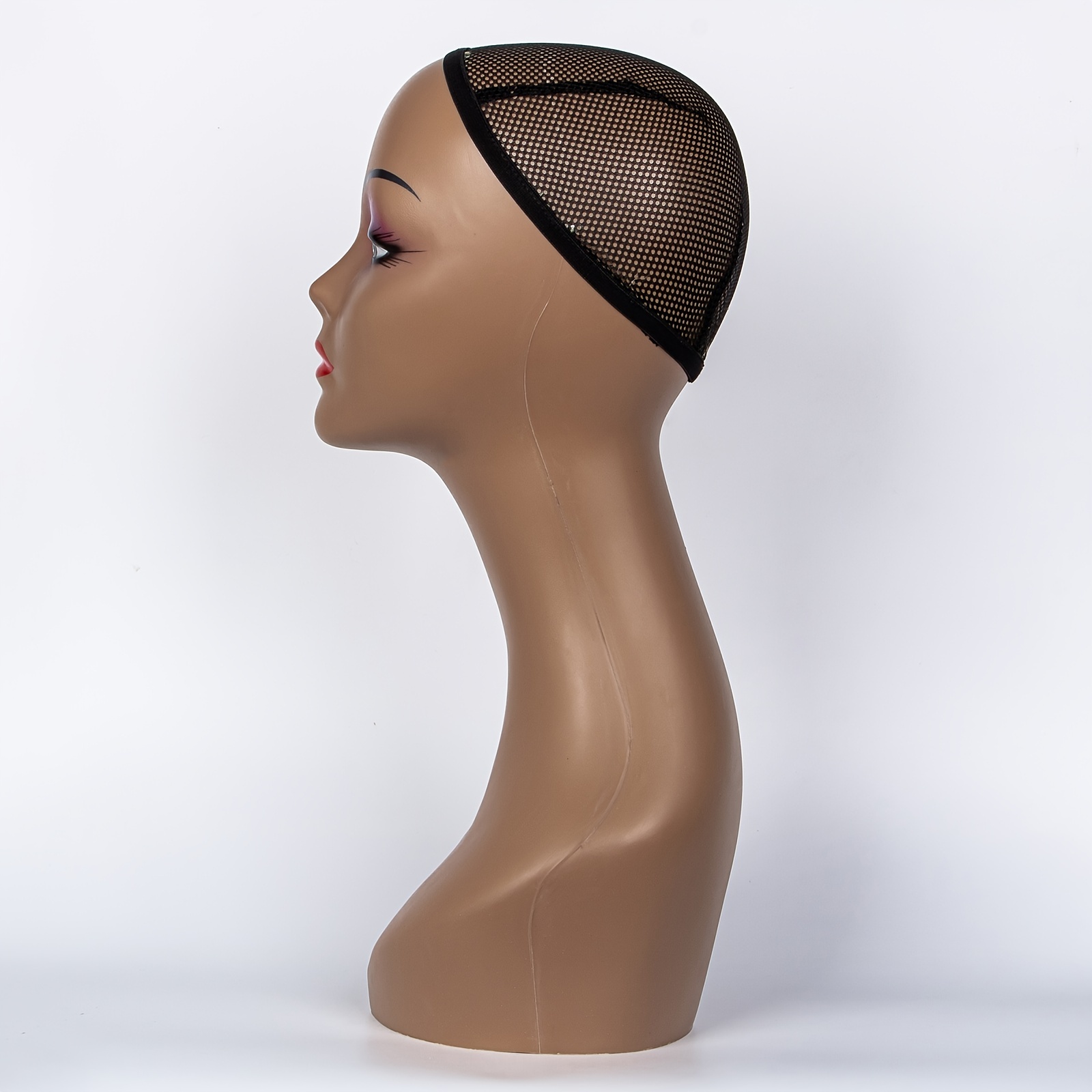 Manequin Head For Wigs Hats Sunglasses Jewelry Display Female Begin Dark  Brown Maniquin Head Stand For Wigs Makeup Manikin Head
