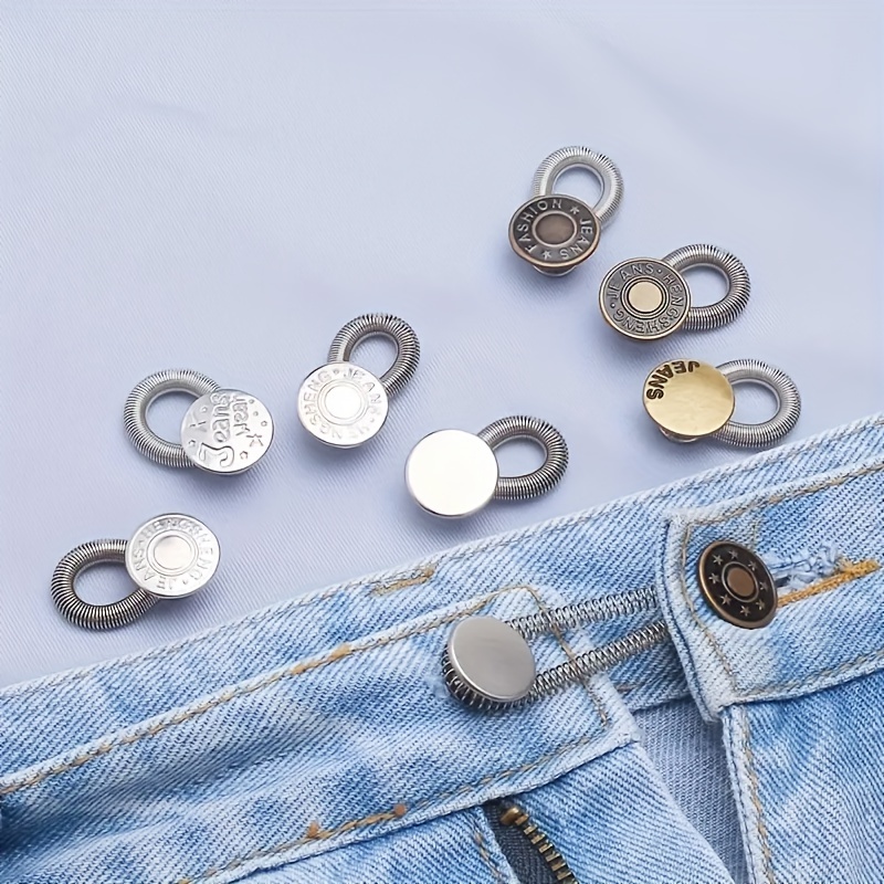 2023 New 5PCS Metal Button Extender for Pants Jeans Waistband