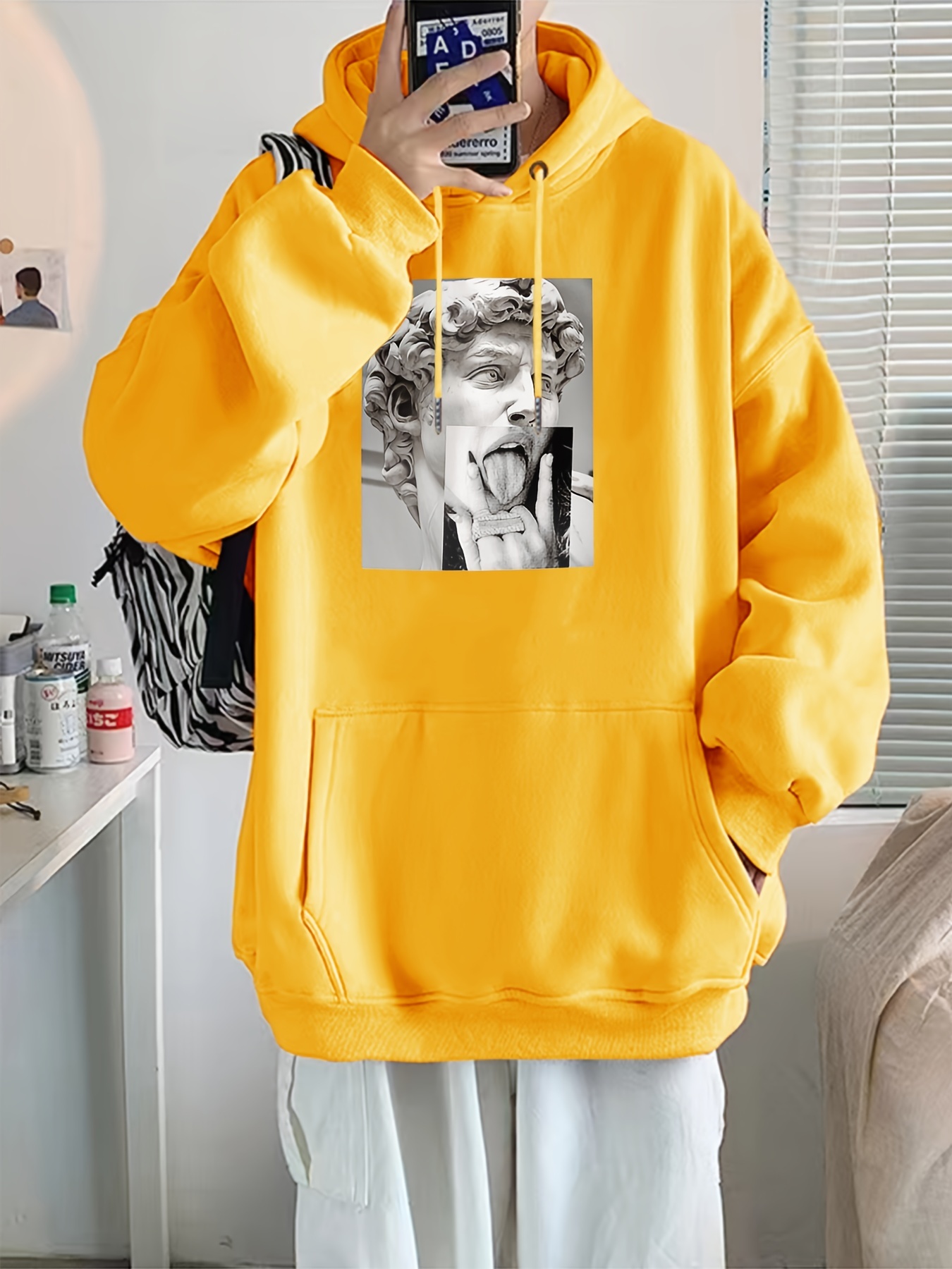 Big on sale yellow hoodie