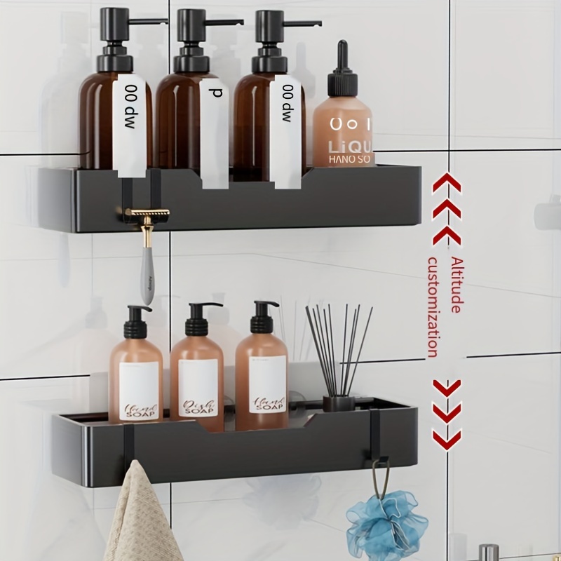 Bathroom Shelves, Bathroom Glass Corner Shelf Wall Mounted ,Tempered Glass  Shelf For Storing Shower Gel/Soap - AliExpress