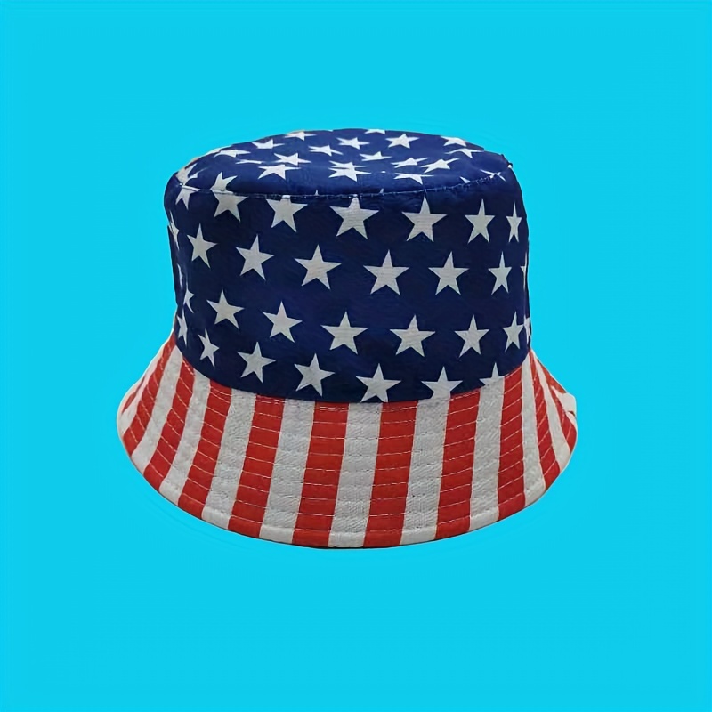 Independence Day Fisherman's Hat Sun Hat Versatile American Flag