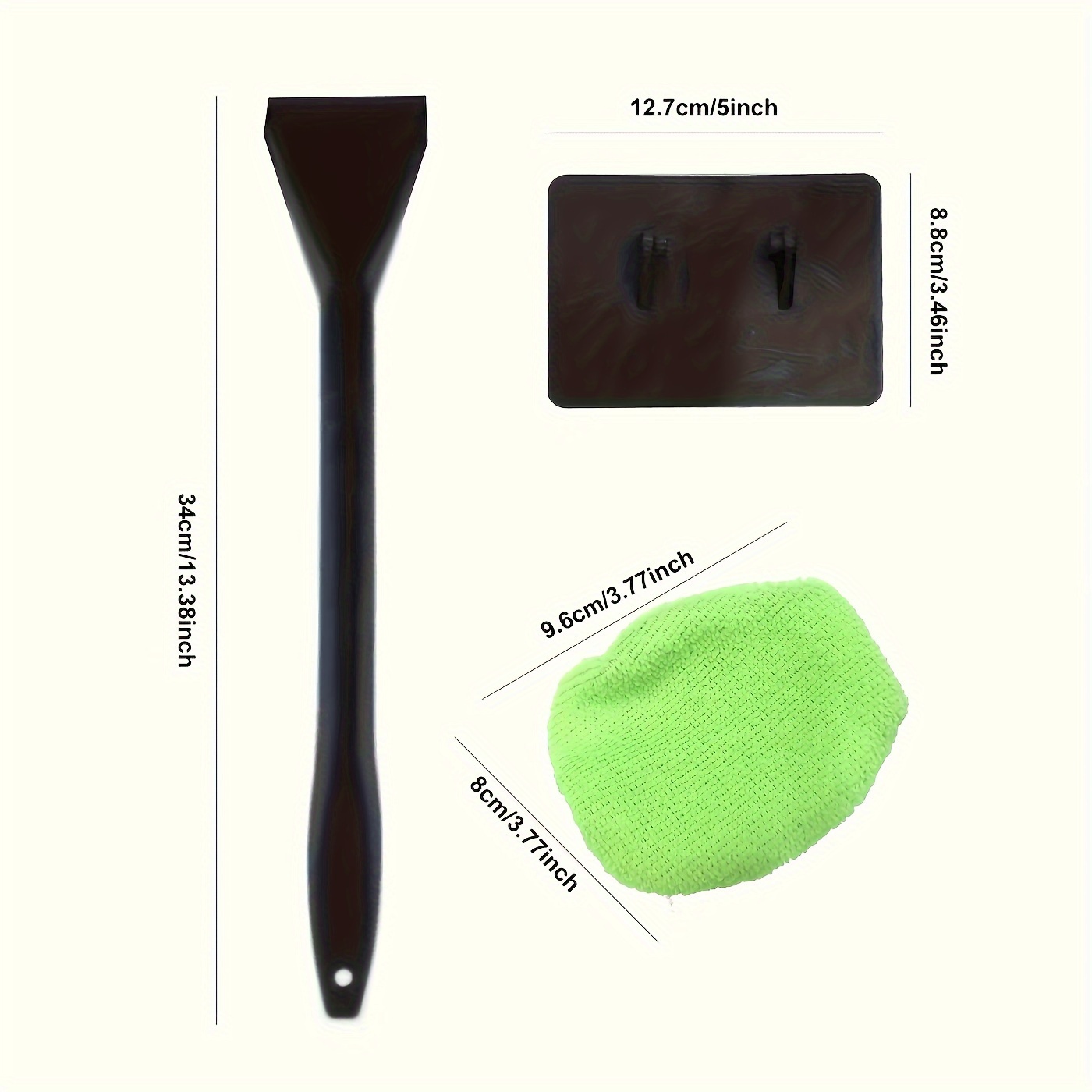 1pc Car Windshield Cleaner Brush With Long Handle, Multi-function