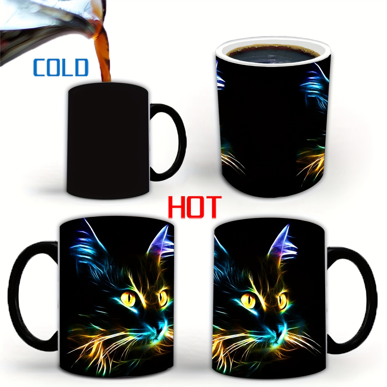 Taza De Café Con Tapa Con Patrón Martillado, Tazas De Café De Cerámica  Brillante, Tazas De Agua Nacaradas Bonitas, Artículos Para Beber De Verano  E Invierno, Regalos, 1 Ud. - Temu Chile