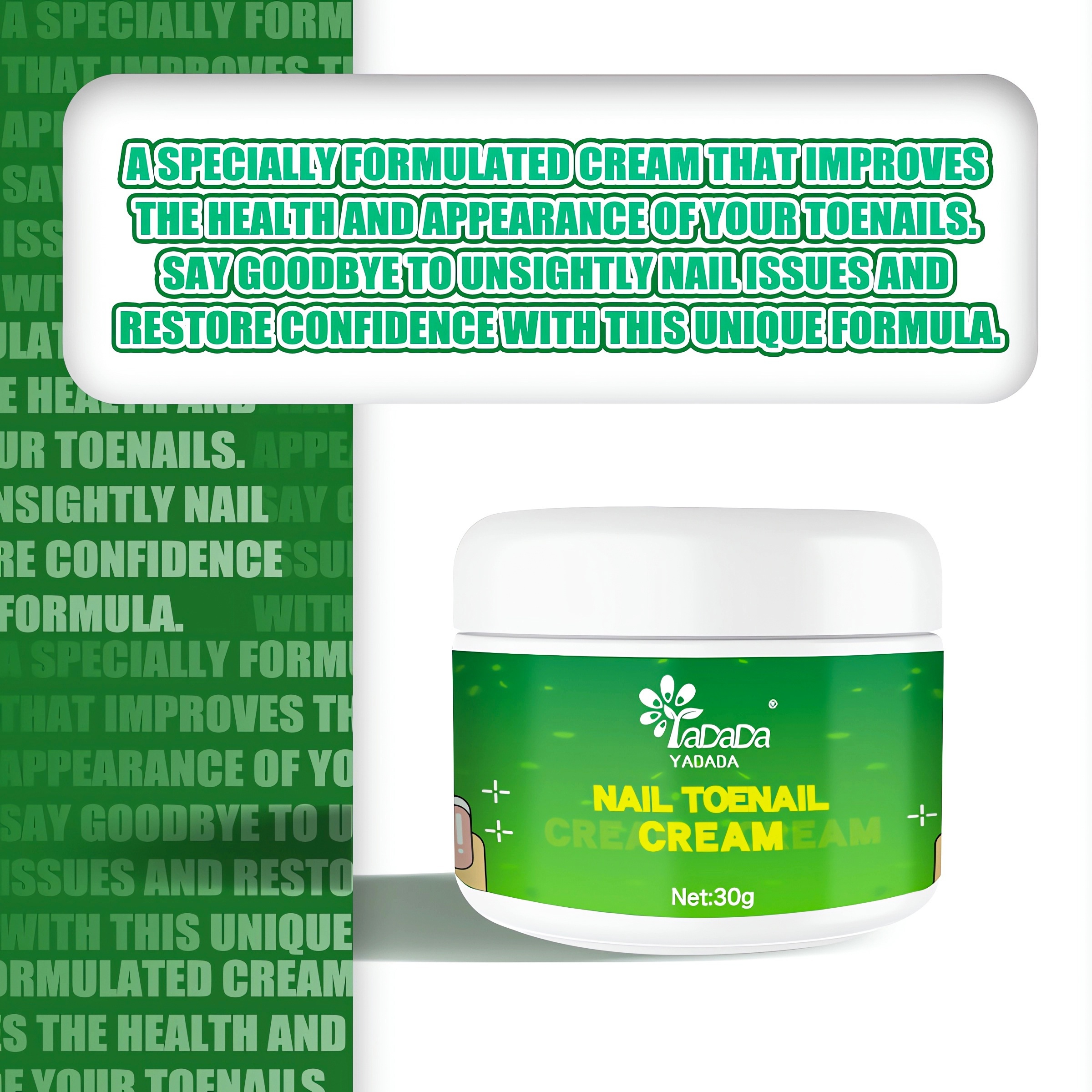 30g Nail Strengthening Cream Restore Healthy Nails And Toenails With