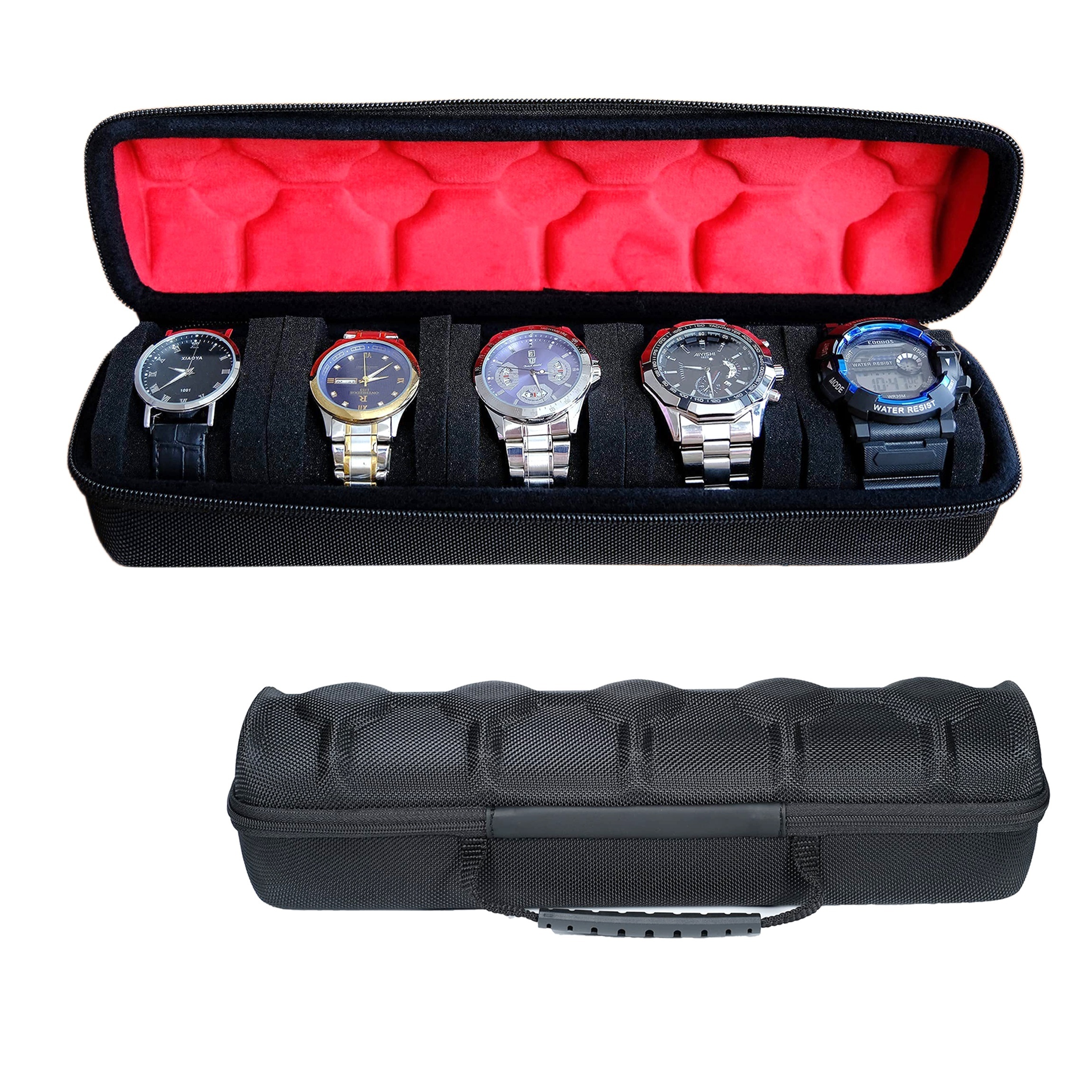 2023 New Style Portable Watch Roll Case 1 2 3 Slot Storage Bag for Travel  Watch Travel Case Watch Luxury Roll - China Watch Roll and Watch Box price